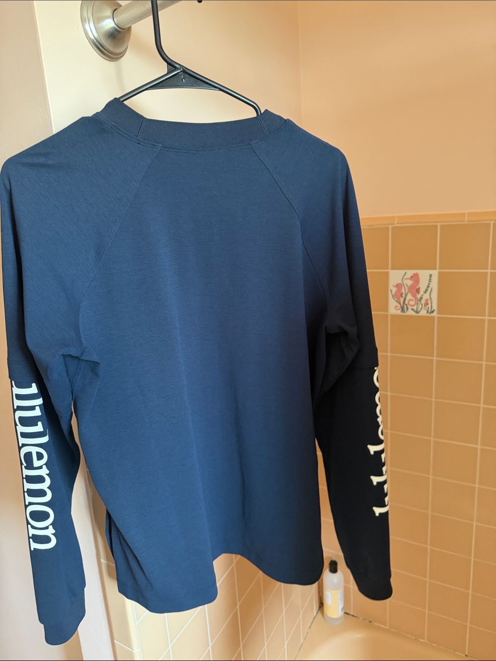 NWOT lululemon athletica Navy Long-Sleeve Tennis Club Logo LONG TEE - Picture 7 of 7